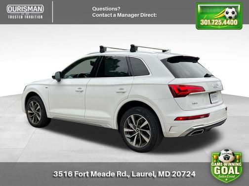 Ibis White 2023 Audi Q5 45 S line Premium Plus