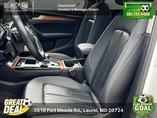 Ibis White 2023 Audi Q5 45 S line Premium Plus