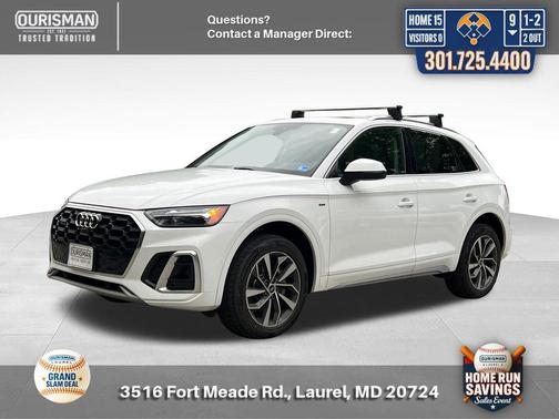 Ibis White 2023 Audi Q5 45 S line Premium Plus