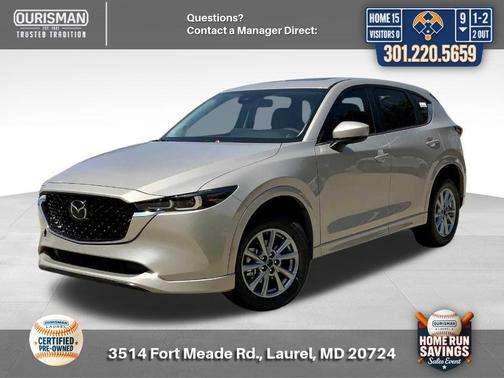 Platinum Quartz Metallic 2025 Mazda CX-5 2.5 S Preferred Package