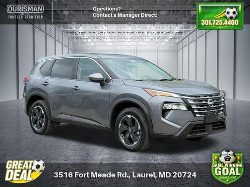 Gun Metallic 2024 Nissan Rogue SV