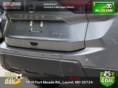 Gun Metallic 2024 Nissan Rogue SV