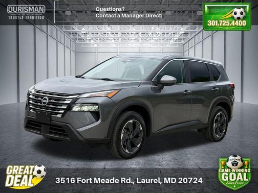 Gun Metallic 2024 Nissan Rogue SV