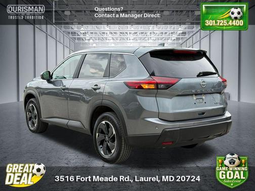 Gun Metallic 2024 Nissan Rogue SV
