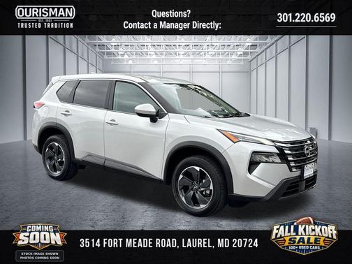 Brilliant Silver 2025 Nissan Rogue SV