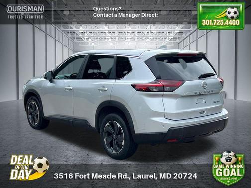 Brilliant Silver Metallic 2024 Nissan Rogue SV