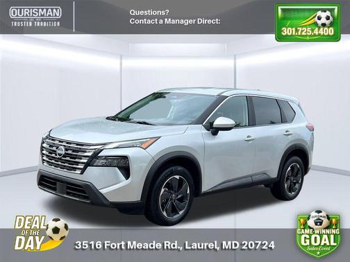 Brilliant Silver Metallic 2024 Nissan Rogue SV