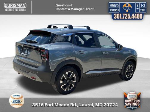 Gun Metallic 2026 Nissan Kicks SV