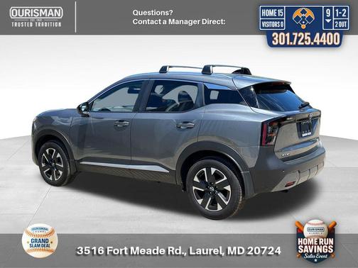 Gun Metallic 2026 Nissan Kicks SV