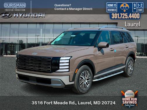 Cast Iron Bwn P 2026 Hyundai Palisade Hybrid SEL 8P