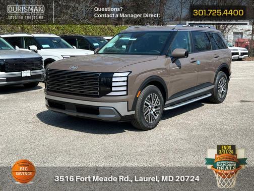 Cast Iron Bwn P 2026 Hyundai Palisade Hybrid SEL 8P