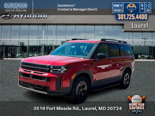 Ultimate Red 2026 Hyundai SANTA FE XRT