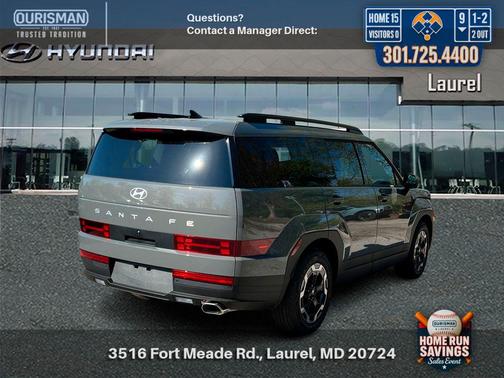 Gray 2026 Hyundai SANTA FE SEL 2.4