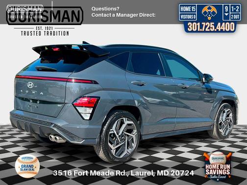 Ecotronic Gray Pearl w/Black Roof 2024 Hyundai KONA N Line