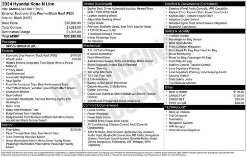 2024 Hyundai KONA N Line