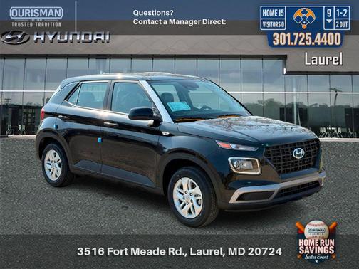 Onyx Black 2026 Hyundai VENUE SE