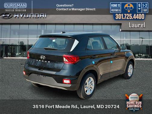 Onyx Black 2026 Hyundai VENUE SE