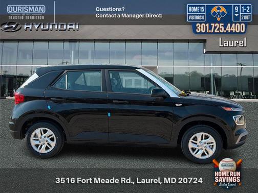 Onyx Black 2026 Hyundai VENUE SE