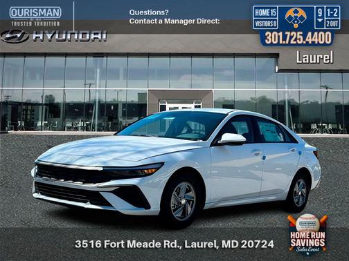 Serenity White 2026 Hyundai ELANTRA SE