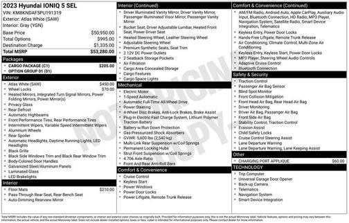 2023 Hyundai IONIQ 5 SEL