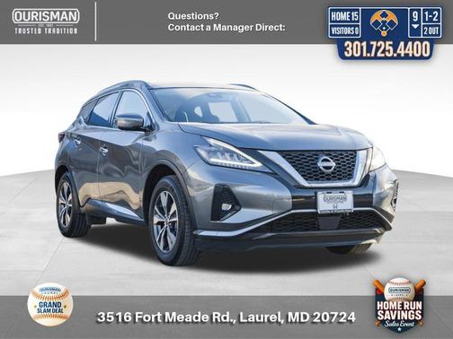 Gun Metallic 2023 Nissan Murano SV Intelligent AWD
