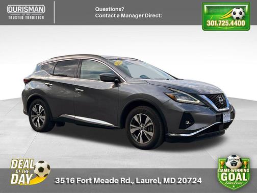 Gun Metallic 2023 Nissan Murano SV Intelligent AWD