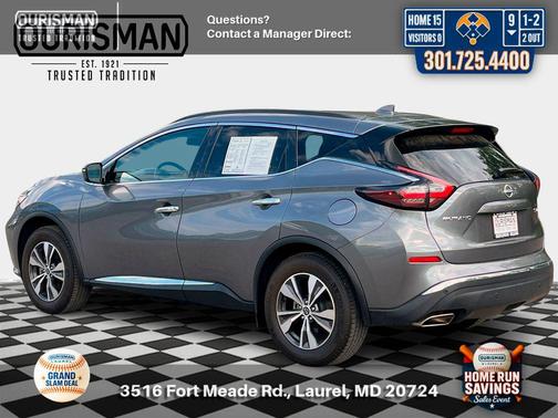 Gun Metallic 2023 Nissan Murano SV Intelligent AWD