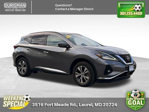Gun Metallic 2023 Nissan Murano SV Intelligent AWD