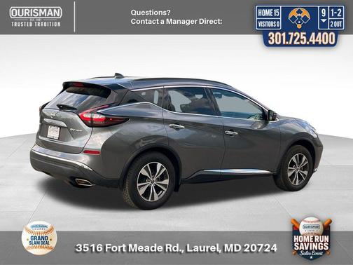 Gun Metallic 2023 Nissan Murano SV Intelligent AWD