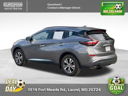 Gun Metallic 2023 Nissan Murano SV Intelligent AWD