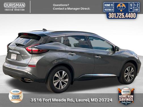 Gun Metallic 2023 Nissan Murano SV Intelligent AWD