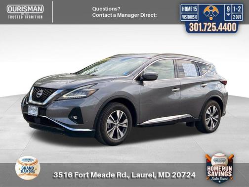 Gun Metallic 2023 Nissan Murano SV Intelligent AWD