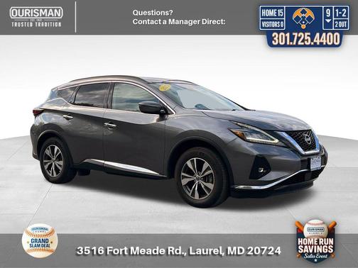Gun Metallic 2023 Nissan Murano SV Intelligent AWD