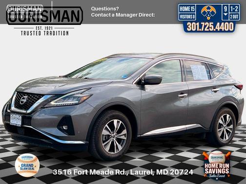 Gun Metallic 2023 Nissan Murano SV Intelligent AWD