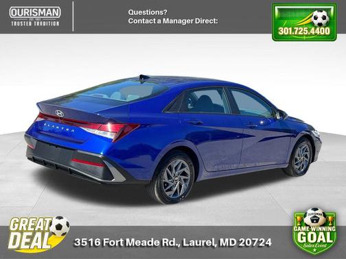 Intense Blue 2024 Hyundai ELANTRA SEL