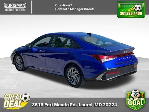 Intense Blue 2024 Hyundai ELANTRA SEL