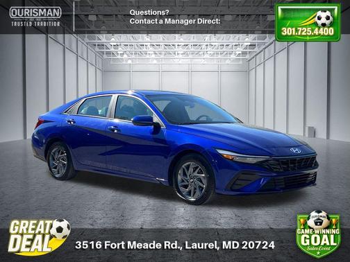Intense Blue 2024 Hyundai ELANTRA SEL