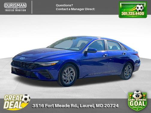 Intense Blue 2024 Hyundai ELANTRA SEL