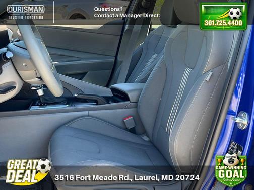 Intense Blue 2024 Hyundai ELANTRA SEL