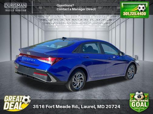 Intense Blue 2024 Hyundai ELANTRA SEL