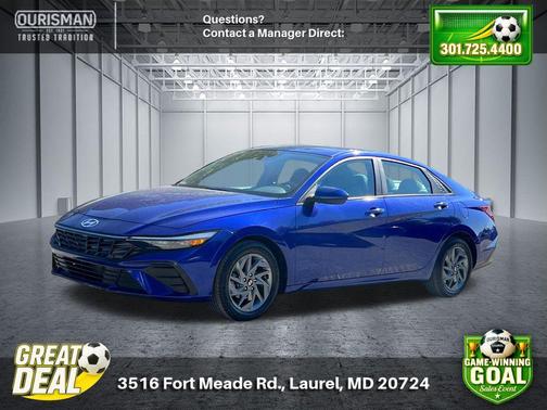 Intense Blue 2024 Hyundai ELANTRA SEL
