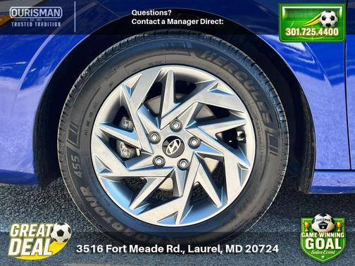Intense Blue 2024 Hyundai ELANTRA SEL