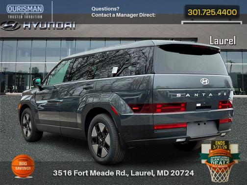Gray 2026 Hyundai SANTA FE SE