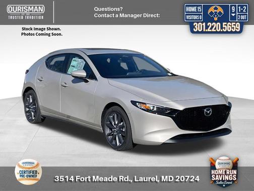 Quartz Metallic 2025 Mazda Mazda3 FWD w/Preferred Package