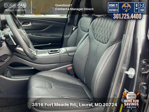 Portofino Gray 2021 Hyundai SANTA FE Calligraphy