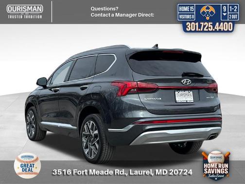 Portofino Gray 2021 Hyundai SANTA FE Calligraphy