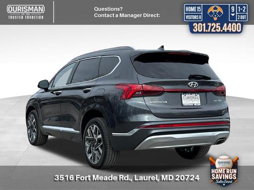 Portofino Gray 2021 Hyundai SANTA FE Calligraphy