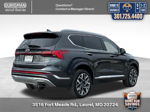 Portofino Gray 2021 Hyundai SANTA FE Calligraphy