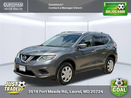 Gun Metallic 2016 Nissan Rogue S