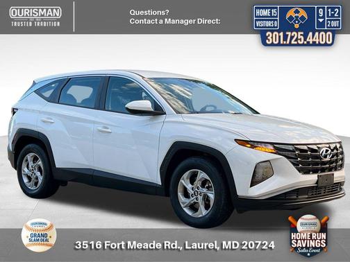 White Pearl 2024 Hyundai TUCSON SE